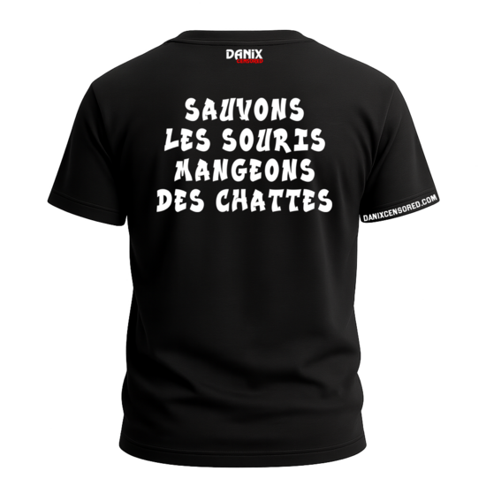 Tshirt Sauvons les souris mangeons des chattes